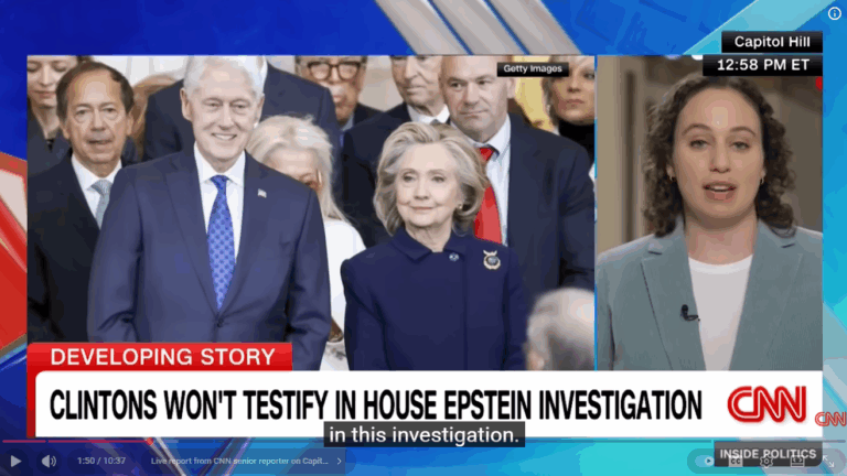 Clinton Contempt Proceedings Advance in Epstein Probe