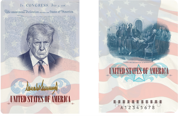 A Limited U.S. Passport Featuring Donald Trump Is Actually Happening